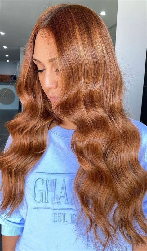 Copper Hair Color Ideas That Re Perfect For Fall Copper Brown Long