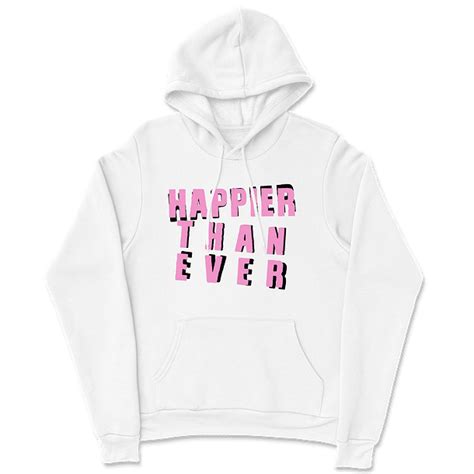 Billie Eilish · Happier Than Ever Comic Hoodie