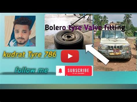 Bolero Tubeless Tyre Valve Fitting Kaise Kare How To Bolero Tubeless