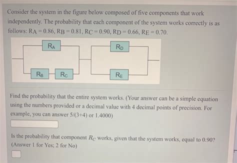 Solved Consider The System In The Figure Below Composed Of