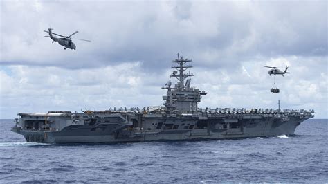 Americas Largest Aircraft Carrier USS Nimitz To Conduct War Drill With