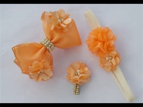 Diy Baby Headbands Kanzashi Fun Crafts Mini Hair Bows Eye Makeup