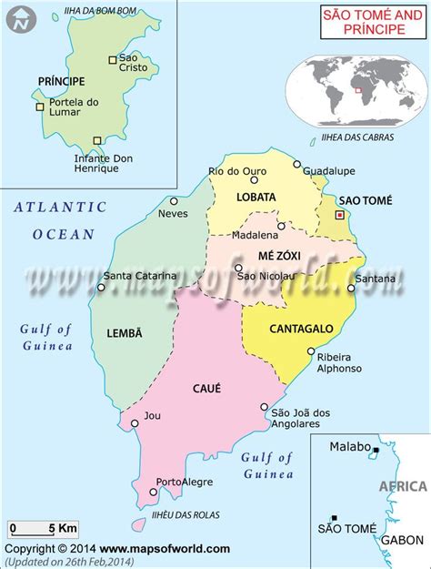 Sao Tome and Principe Map | Sao tome and principe, Map, Sao