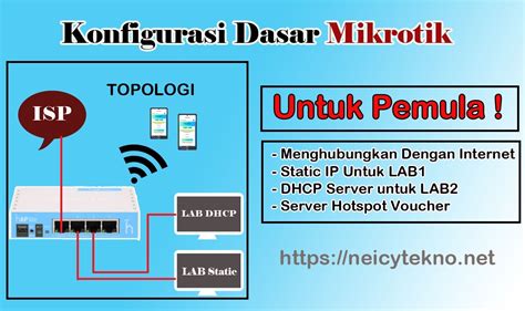 Konfigurasi Dasar MikroTik Untuk Pemula Neicy Tekno