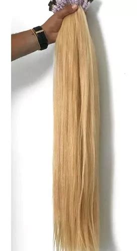 Cabelo Humano Loiro Liso P Mega Hair A Cm Gramas