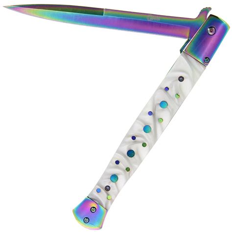 Golan Monster ‘big Boy Stiletto Knife Pearl Knifewarehouse