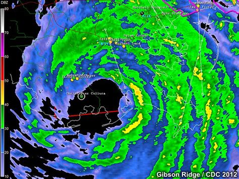 HURRICANE ISAAC RADAR IN LOUISIANA