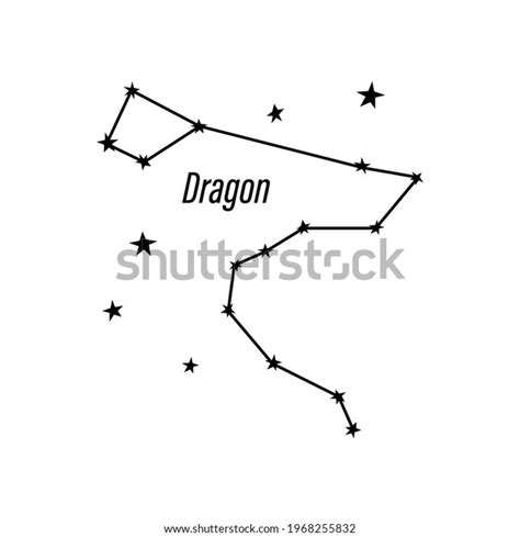 Zodiac Constellation Space Stars Vector Illustration Stock Vector Royalty Free 1968255832