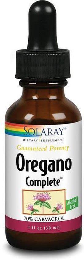 Solaray Oregano Olie 70 Carvacrol Bol