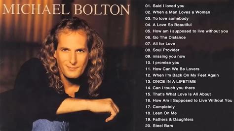 Michael Bolton Greatest Hits Best Songs Of Michael Bolton Nonstop