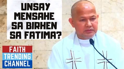 SEKRETO REVEAL NI PADER UNSAY MENSAHE SA BIRHEN SA FATIMA YouTube