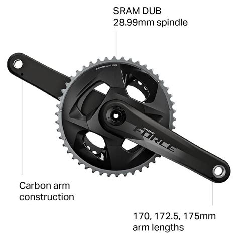 SRAM Force DUB 12 Speed Crankset Competitive Cyclist