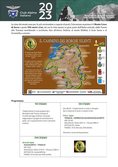 Dal 17 Al 18 Giugno 2023 Il Cammino Dei Borghi Silenti Ciclo