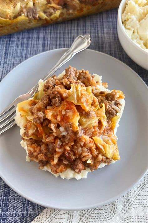 Cabbage Roll Casserole Recipe Meatloaf And Melodrama