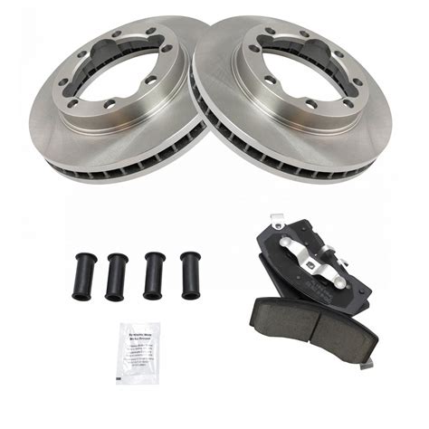 Trq Front Brake Pad And Rotor Kit Brake Pads Brake Rotor Ceramic Fits