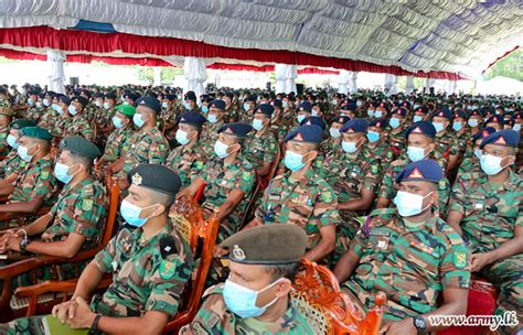 Wanni Troops Salute Commander During His Maiden Visit Sri Lanka Army