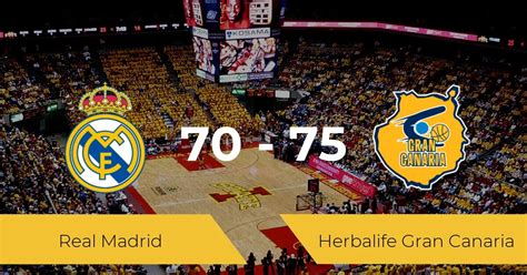 El Herbalife Gran Canaria Se Lleva La Victoria Frente Al Real Madrid Por 70 75 Infobae