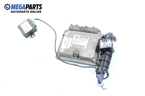 Ecu Incl Ignition Key And Immobilizer For Fiat Bravo V Hp