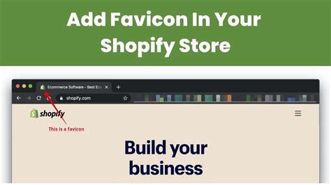 How To Add Favicon To Shopify Store Design Tab Icon Or Website Icon