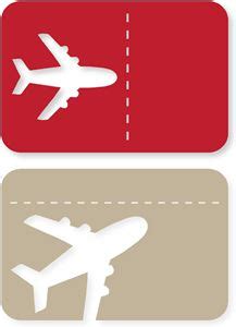 Silhouette Design Store Airplane Ticket Cards