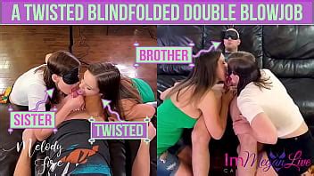 A TWISTED BLINDFOLDED DOUBLE BLOWJOB Preview ImMeganLive Melody Fire XVIDEOS