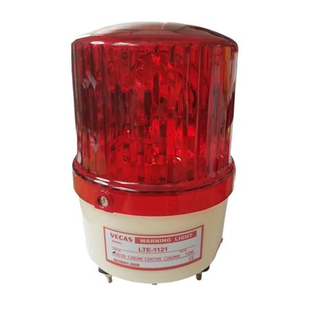 Baliza giratoria 12V 21W lámpara incandescente roja COMPEL