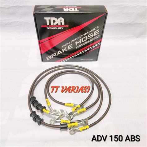 Jual Selang Rem Adv Abs Depan Dan Belakang Tdr Racing Shopee