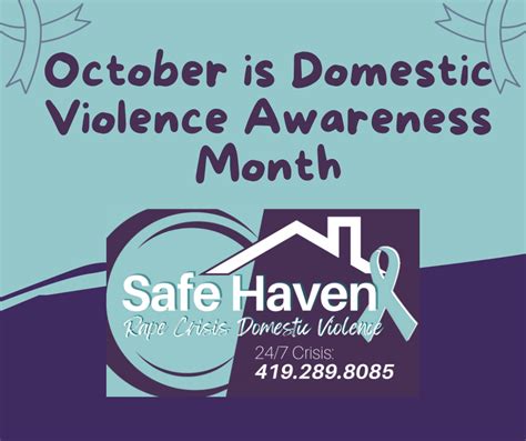 October Is Domestic Violence Awareness Month Safe Haven Of Ashland