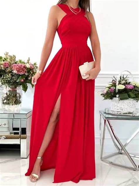 Elegant Deep V Neck Spring Women Party Dress Sexy Solid Long Sleeve