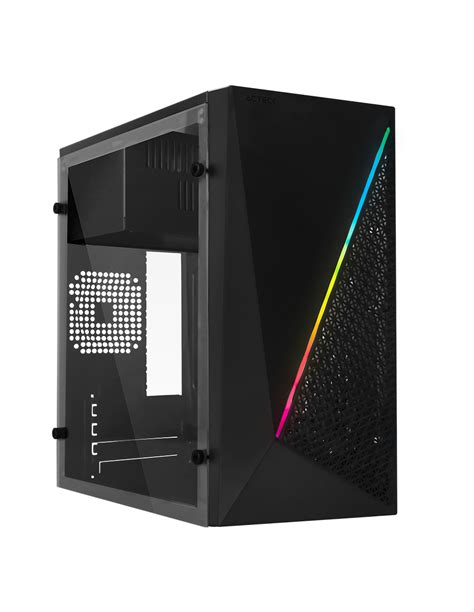 Gabinete ACTECK KIOTO GC460 RGB ESSENTIAL Gabinete Micro ATX Mini