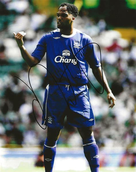 Signed Joleon Lescott Everton Photo Its Signed Memorabilia