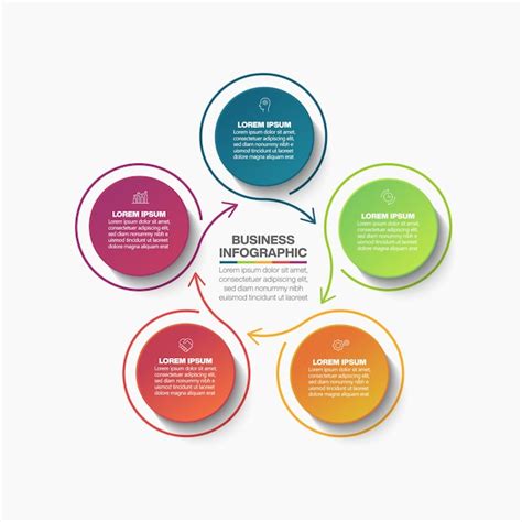 Premium Vector Presentation Business Circle Infographic Template With