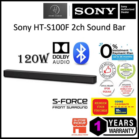 Sony Soundbar Ht S100f With 2ch Shopee Malaysia