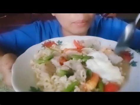 Enak Nya Makan Mie Sedap Kuah Toping Telor Cabe Rawit Asmr Mukbang