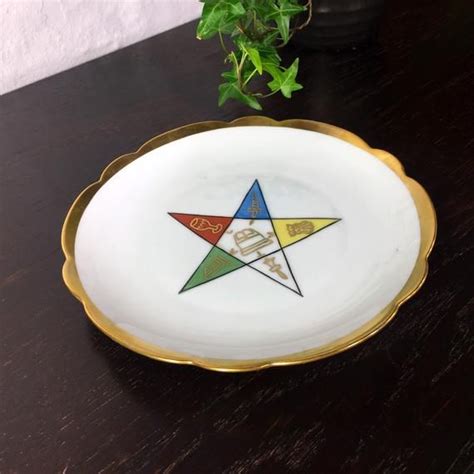 Vintage Freemasons Plate Hand Painted Rosenthal Bavaria Masonic Easter