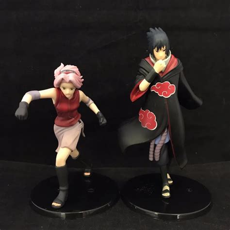 Free Shipping 6 Naruto Anime Uchiha Sasuke Haruno Sakura Set Boxed