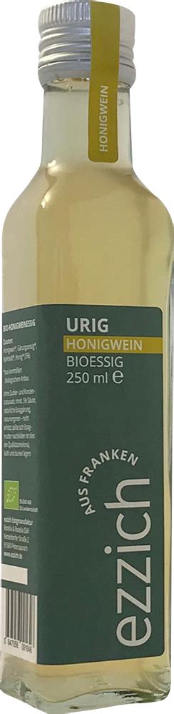 Buy Ezzich Urig Organic Honey Wine Vinegar Honest Rare