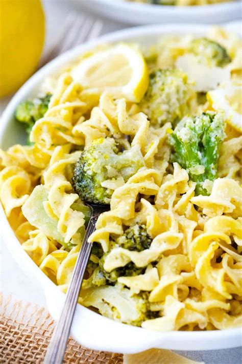 One Pan Lemon Broccoli Pasta Recipe Sweet And Savory Meals