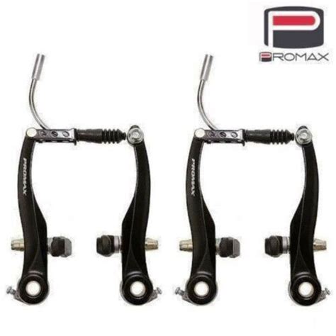 Promax Alloy V Brakes Front Rear Cycle Mtb Bike Bmx Hybrid Black