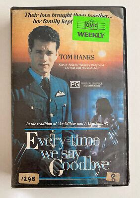 EVERY TIME WE Say Goodbye VHS Vestron Video Big Box Ex Rental Tape