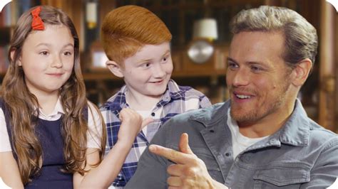 Sam Heughan asks kids for dating advice - The Tango