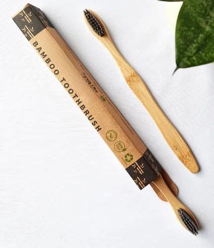 Bamboo Charcoal Toothbrush S Curve Bamboo Brush Toothbrush Organic