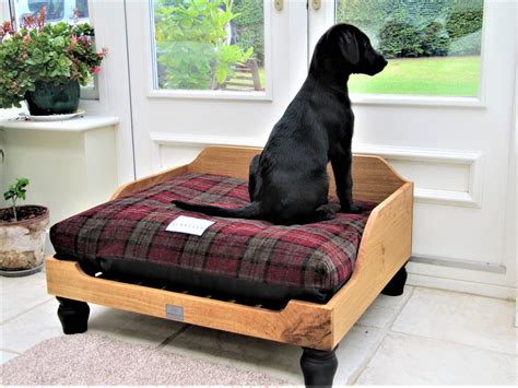 Wooden Dog Beds - Luxury Wood Dog Beds handmade In the UK