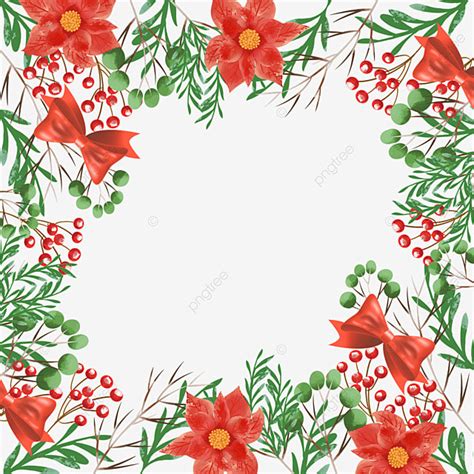 The Best Christmas Poinsettia Floral Border Hand Picked For 2021 Find