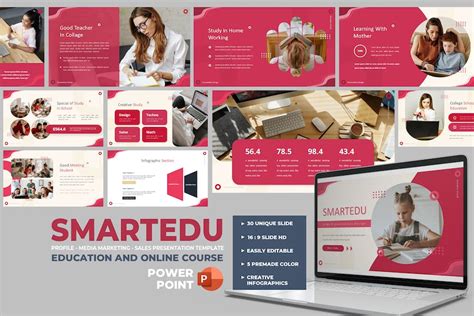 Smartedu Education And Online Course Presentation Presentation