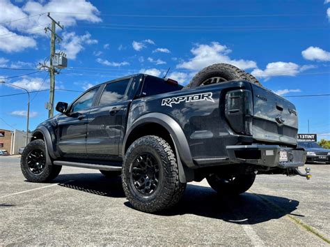 Ford Ranger Raptor Black Black Rhino Ridge Wheel Front