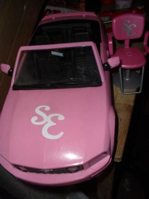 Pink Sharpay Evans Convertible car with chair Wednesbury, Wolverhampton