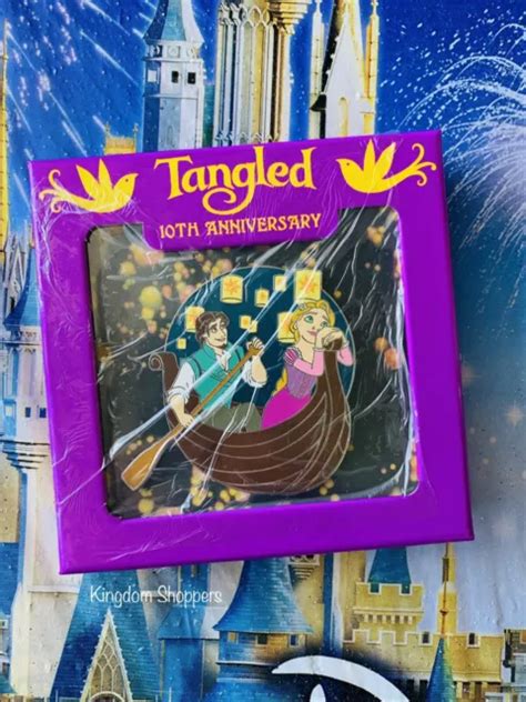 DISNEY PARKS TANGLED 10th Anniversary Jumbo LE 1000 Flynn Pin Rapunzel