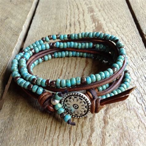 Bohemian Wrap Bracelet Boho Beaded Boho Bracelet Western