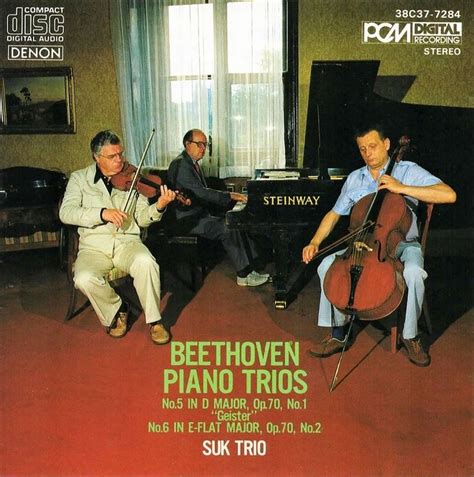 Ludwig Van Beethoven Piano Trios No 5 In D Major Op 70 No 1